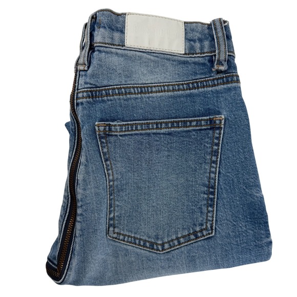 pistola Denim - Pistola Charlie Zip Straight Leg Jeans Medium Wash Women's Size‎ 27